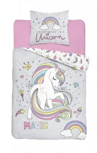 Detexpol Pościel 140x200 bawełniana Jednorożec Unicorn świecąca w ciemności 2830_20200116083549 - Pościel dla dzieci Detexpol Pościel 140x200 bawełniana Jednorożec Unicorn świecąca w ciemności 2830_20200116083549 - Pościel dla dzieci - miniaturka - grafika 1