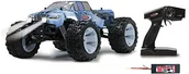 Zabawki zdalnie sterowane - Jamara Tiger Ice Monstertruck 1:10 BL 4WD LiPo 2,4G LED - Allrad, Brushless, akumulator, 65Kmh, Aluchassis, odporny na zachlapanie wodą, amortyzator oleju, łożysko kulkowe, możliwość regulacji, gotowy 053362 - miniaturka - grafika 1