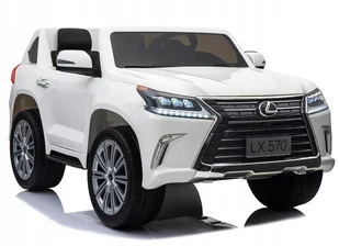 Auto na Akumulator Lexus DK-LX570 Biały - Pojazdy elektryczne dla dzieci - miniaturka - grafika 7