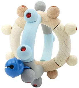 Hess-Spielzeug Hess 11108 drewnianych zabawek, motoryka grzechotka kula z drewna, nature Niebieski - Grzechotki dla dzieci Hess-Spielzeug Hess 11108 drewnianych zabawek, motoryka grzechotka kula z drewna, nature Niebieski - Grzechotki dla dzieci - miniaturka - grafika 1