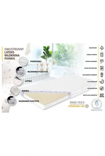 F.P.H Tapi Materac dziecięcy dwustronny  9242FU 9242FU SAM 1120x60 - Łóżeczka i kojce - miniaturka - grafika 2