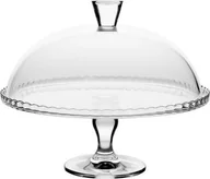 Tace i patery - Pasabahce Szklana Patera z Kloszem 32cm na Tort Ciasto uniwersalny 134775 - miniaturka - grafika 1