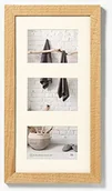 Ramki na zdjęcia - Walther Design Home drewniana rama, naturalny, 3x 10 x 15 cm HO315H - miniaturka - grafika 1