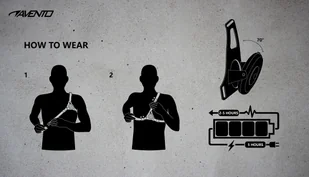 Avento Kamizelka sportowa do biegania ładowalna 44RI-BLK - Tenis ziemny - miniaturka - grafika 11