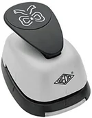 Pojemniki biurowe - Wedo 168443 dziurkacz ozdobny z efektem 3D, czarny 168405 - miniaturka - grafika 1