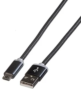 Roline Roline LED USB2.0 Cable. A-MicroB.M/M.1m 11.02.8318 - Kable USB - miniaturka - grafika 2