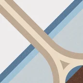 Płytki ceramiczne - Vives Terakota 1900 Montaner Azul 20x20 Vives_1900_Montaner_Azul - miniaturka - grafika 1