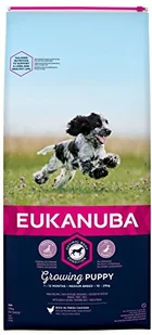 Eukanuba Growing Puppy Medium Breed, kurczak - 2 x 15 kg - Sucha karma dla psów - miniaturka - grafika 3