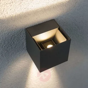 Paulmann konstrukcja ścian lampy LED CyBo kwadratowe 2 X 3 W Szary 80 X 80 mm (466561) - Lampy ścienne - miniaturka - grafika 4