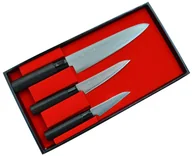 Noże kuchenne - Tojiro Tojro Zen Black zestaw 3 noży HK-ZENB-GIFTSET-A - miniaturka - grafika 1