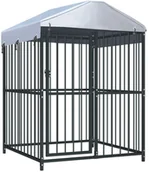 Budy dla psów - VidaXL Kojec dla psa z zadaszeniem, 120 x 120 x 150 cm 145762         VidaXL - miniaturka - grafika 1