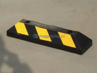 Kauczukowy ogranicznik parkingowy z żółtym odblaskiem (wym. 550x150x100mm) - Wyposażenie miejsc publicznych - miniaturka - grafika 7