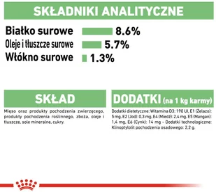 Royal Canin CCN Digestive Care 12x85g karma mokra pasztet dla psów dorosłych o wrażliwym przewodzie pokarmowym 25438-uniw - Mokra karma dla kotów Royal Canin CCN Digestive Care 12x85g karma mokra pasztet dla psów dorosłych o wrażliwym przewodzie pokarmowym 25438-uniw - Mokra karma dla kotów - miniaturka - grafika 2