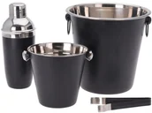 Pozostałe akcesoria barmańskie - ZESTAW AKCESORIÓW BAROWYCH 4EL. CZARNY 720116 - miniaturka - grafika 1