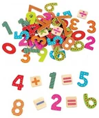 Klocki - Lelin magnetyczne Cyferki - miniaturka - grafika 1