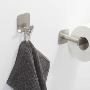 Tiger Podwójny wieszak na ręczniki Colar, srebrny, 1314630946 Coram - Wieszaki łazienkowe - miniaturka - grafika 4