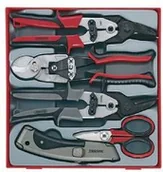 Zestawy narzędziowe - Teng Tools Zestaw narzędzi obcinających i przecinających 5szt - miniaturka - grafika 1