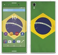 Etui i futerały do telefonów - Sony Royal Sticker Royal tatuaż ścienny RS. 108523 samoprzylepny do M4 Aqua mit, motyw Brazylii Flag RS.108523 - miniaturka - grafika 1