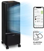 Klimatory - Klarstein Klarstein Maxflow Smart, chłodnica powietrza 3 w 1, wentylator, nawilżacz powietrza, 5 l, Wi-Fi, pilot zdalnego sterowania, 2x pakiet lodowy HTR8-Maxflow B - miniaturka - grafika 1