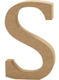Creativ Company A/S Litera S z MDF - Pozostałe akcesoria dla plastyków - miniaturka - grafika 2