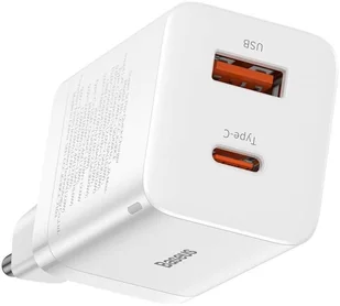 Baseus Super Si Pro szybka ładowarka USB / USB Typ C 30W Power Delivery Quick Charge biały CCSUPP-E02 - Ładowarki do telefonów - miniaturka - grafika 4