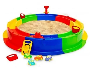 Wader Piaskownica Z Torem Wodnym 3W1+AKCESORIA XXL - Zabawki do kąpieli - miniaturka - grafika 3