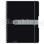 Szkolne artykuły papiernicze - Herlitz Brulion na spirali 80k A4 kratka PP Easy - miniaturka - grafika 1