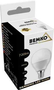 Bemko Żarówka LED SAMSUNG E14 7,5W G45 ciepła - Żarówki LED - miniaturka - grafika 3