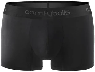 ComfyBalls COMFYBALLS Bokserki do biegania REGULAR WOOD czarne - Bielizna sportowa męska - miniaturka - grafika 2