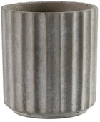 Donice - SPLENDID Osłonka doniczki cementowa Bent 28 cm szara Splendid - miniaturka - grafika 1