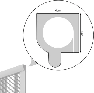 tectake Moskitiera rolowana - 130 x 160 cm 402061 - Moskitiery - miniaturka - grafika 6