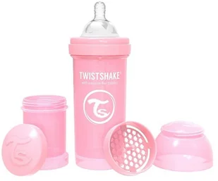 Vital Innovations bidon Twist Shake Anti-kolka, 260 ML  Rosa (78255) - Shakery i bidony sportowe - miniaturka - grafika 2