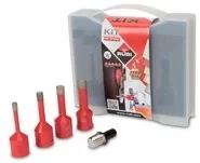 RUBI Zestaw do wiercenia na sucho 4 szt - Akcesoria do elektronarzędzi - miniaturka - grafika 3