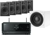 Kino domowe - Yamaha RX-V4A czarny + 5 x CWM362 biały + ASW 608 biały - miniaturka - grafika 1
