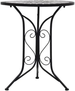 vidaXL 3-cz. zestaw mebli bistro z mozaiką, szary, ceramika - Meble ogrodowe - miniaturka - grafika 3