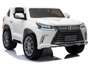 Auto na Akumulator Lexus DK-LX570 Biały - Pojazdy elektryczne dla dzieci - miniaturka - grafika 13