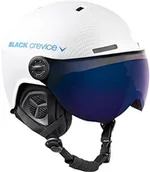 Kaski narciarskie - Black Crevice Arlberg BCR143926 kask narciarski z 2 wizjerami, biały BCR143926_carbon weiß/blau-S/M - miniaturka - grafika 1