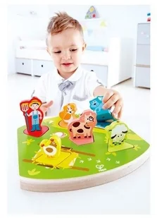 Hape układanka dźwiękowa Farma - Układanki dla dzieci - miniaturka - grafika 9