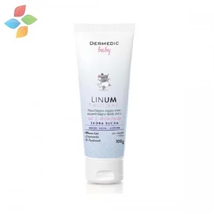 Dermedic EMOLIENT LINUM Baby Nawilżająco-kojący krem uzupełniający lipidy skóry - Kremy dla dzieci - miniaturka - grafika 4