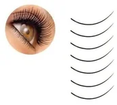 Sztuczne rzęsy i akcesoria - Allepaznokcie Rzęsy jedwabne salonowe Extreme lashes C 0,20 7 mm - miniaturka - grafika 1