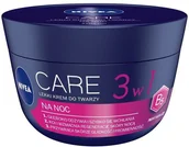 Kremy do twarzy - Nivea Care 3w1 lekki krem do twarzy na noc 100ml 93633-uniw - miniaturka - grafika 1