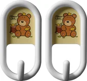 Wieszaki łazienkowe - Vorel Haczyki naścienne samoprzylepne 74744 - miniaturka - grafika 1