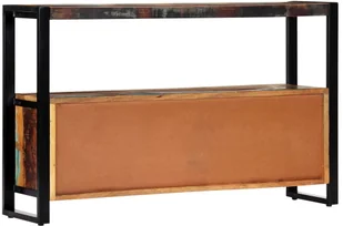 vidaXL vidaXL Szafka, 120x30x75 cm, lite drewno z odzysku - Szafki do salonu - miniaturka - grafika 4