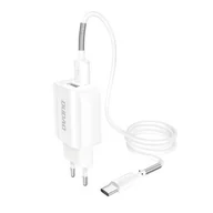 Ładowarki do telefonów - Dudao Dudao Ładowarka EU 2xUSB kabel USB-C 2.4A A2EU dudao_20191206132045 - miniaturka - grafika 1