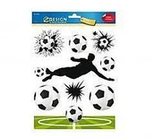 Szkolne artykuły papiernicze - Avery Zweckform Naklejki na okno Piłka nożna - miniaturka - grafika 1