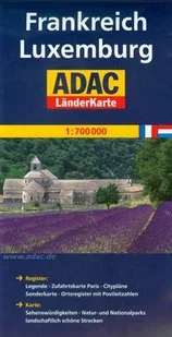 Daunpol Frankreich, Luxemburg. ADAC LanderKarte (skala 1:700 000) - ADAC Verlag - Atlasy i mapy Daunpol Frankreich, Luxemburg. ADAC LanderKarte (skala 1:700 000) - ADAC Verlag - Atlasy i mapy - miniaturka - grafika 1