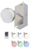 Lampy sufitowe - Briloner 2040-012 - LED RGB Oświetlenie punktowe ściemnialne 1xLED/3,3W/230V + pilot - miniaturka - grafika 1