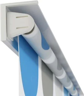 vidaXL Roleta prysznicowa 100 x 240 cm, wzór w koła - Rolety - miniaturka - grafika 4