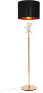 Lampy stojące - Lumina Deco Deco LAMPA STOJĄCA PODŁOGOWA CZARNA MILARI LDF 5530 (GD+BK) - miniaturka - grafika 1