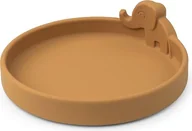 Miseczki i talerzyki dla dzieci - Done By Deer Talerzyk Peekaboo musztardowy silikonowy 1719834 - miniaturka - grafika 1